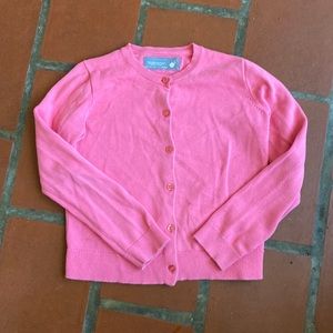 Primary pink cardigan